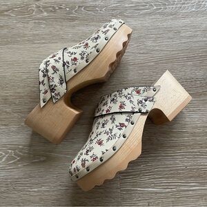Laura Ashley x Aerosoles Floral Clogs